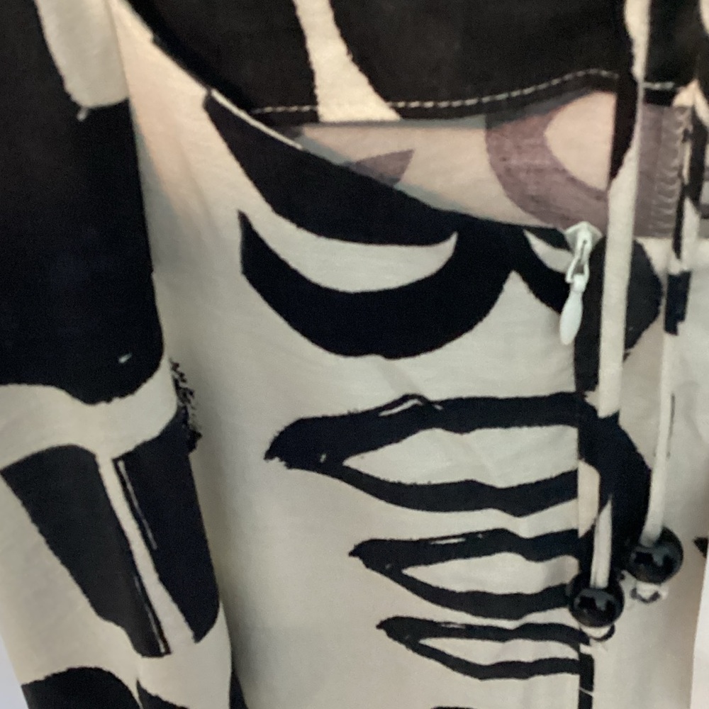 Zara Spaghetti Stap Abstract Patterned Dress M Nwt - image 5